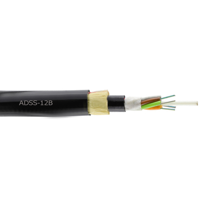 400m Span Adss Optical Cable , G.652D 288 Core Fiber Optic Cable